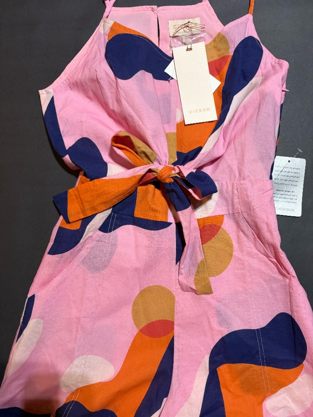 Women's Ciebon pink shorts romper (size XS) - new with tags!